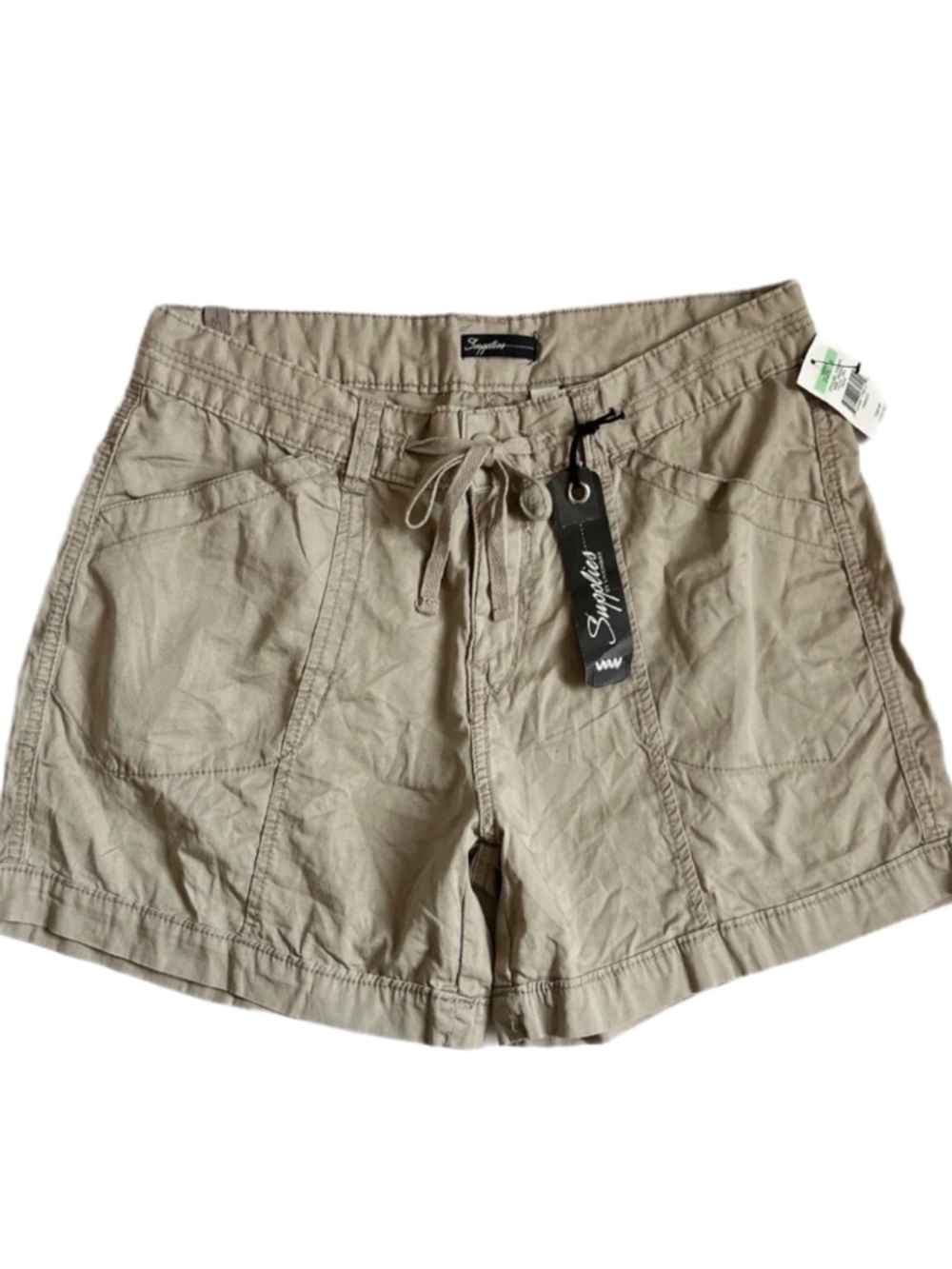 Supplies By Union Bay Khaki Cargo Shorts Size 8